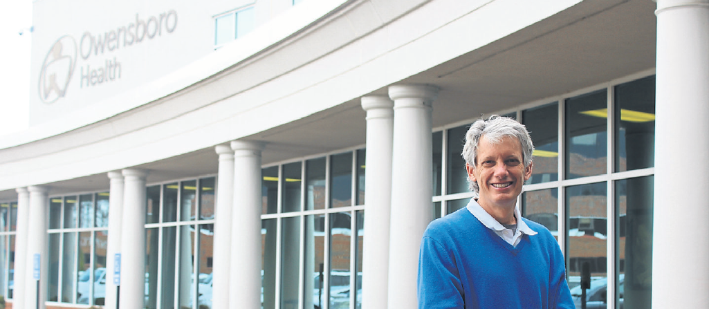 Dr. Black standing outside the Healthpark
