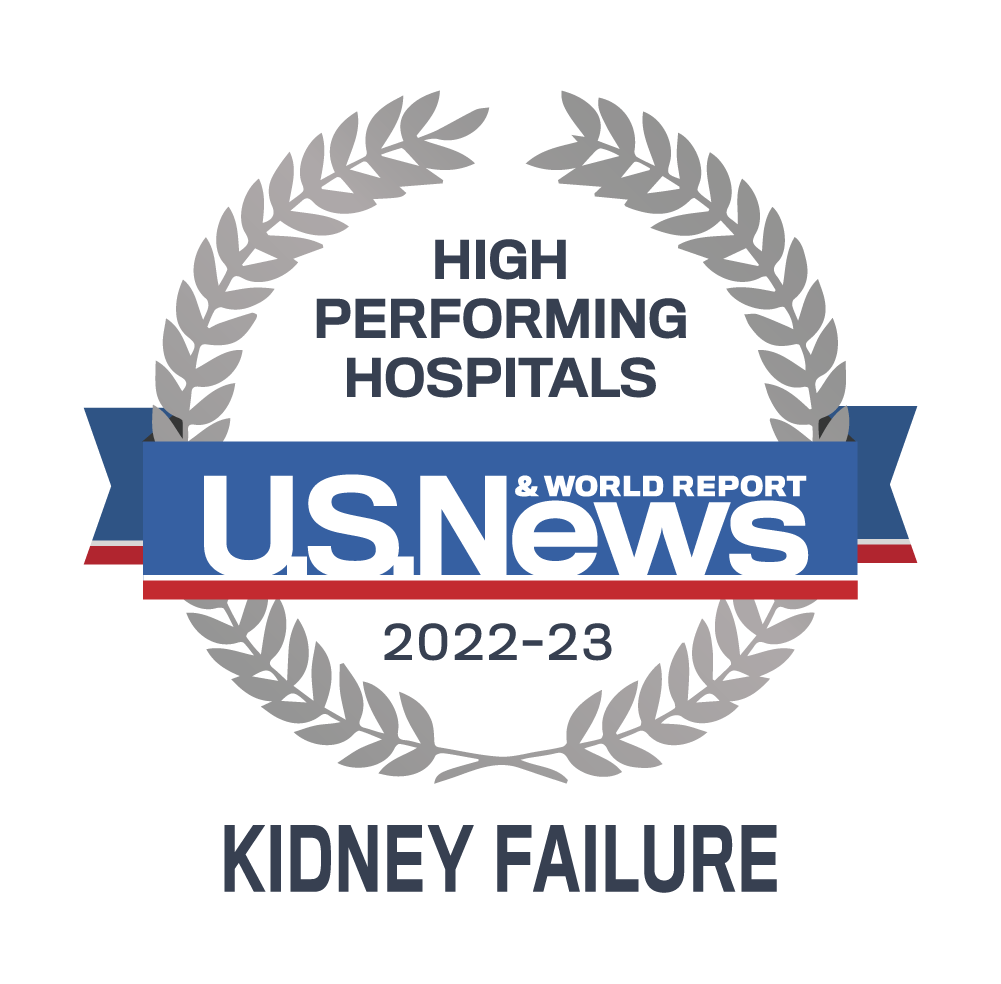 Kidney Failure U.S. News badge