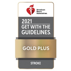 2021 Get with the Guidelines Gold Plus Stroke badge