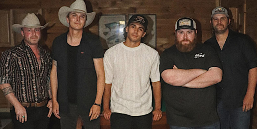 Cam Thompson, along with his band Kalico