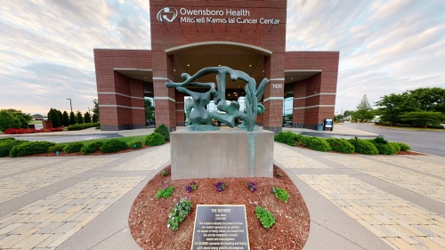 Cancer center entrance