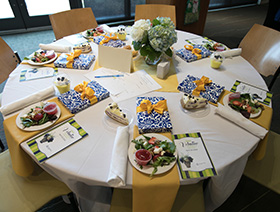 luncheon event table
