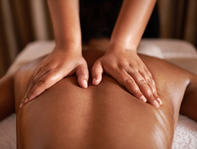 person getting a massage