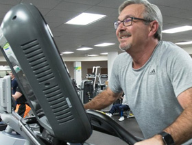 man exercising at the Healthpark