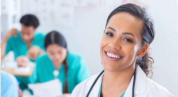 smiling nurse