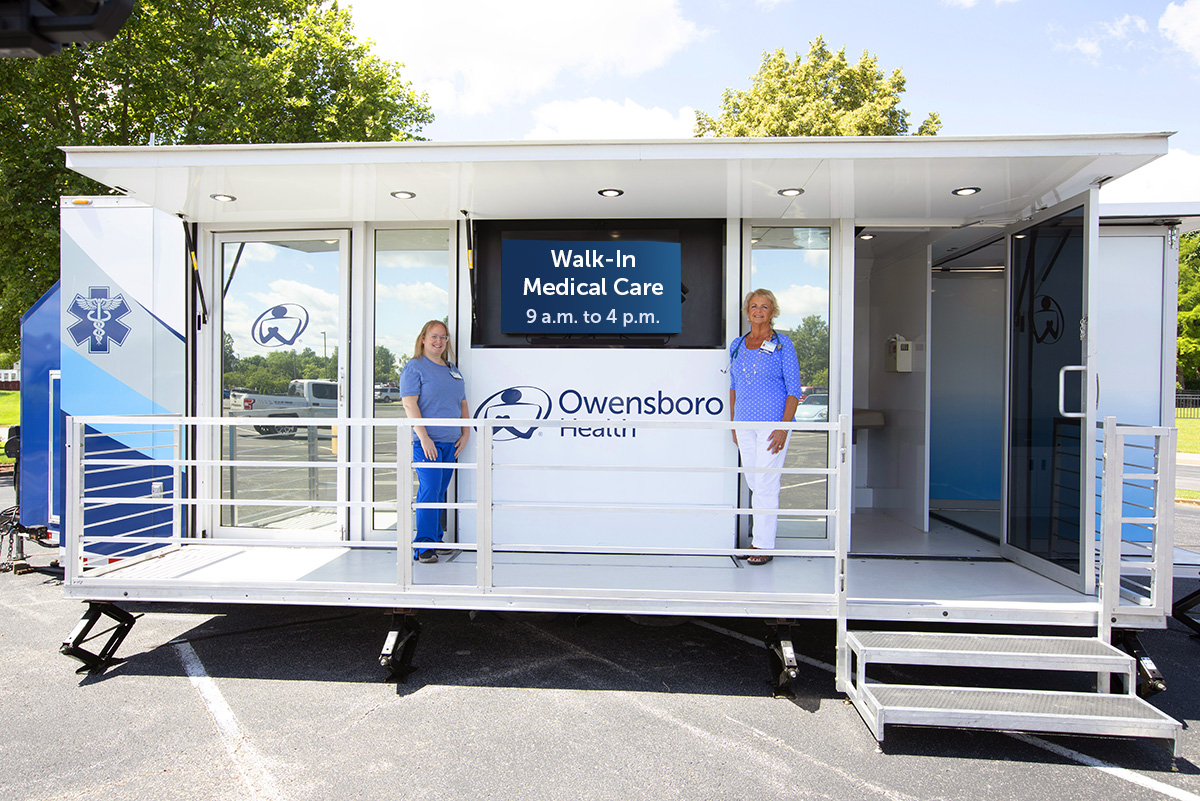 Owensboro Health mobile clinic exterior