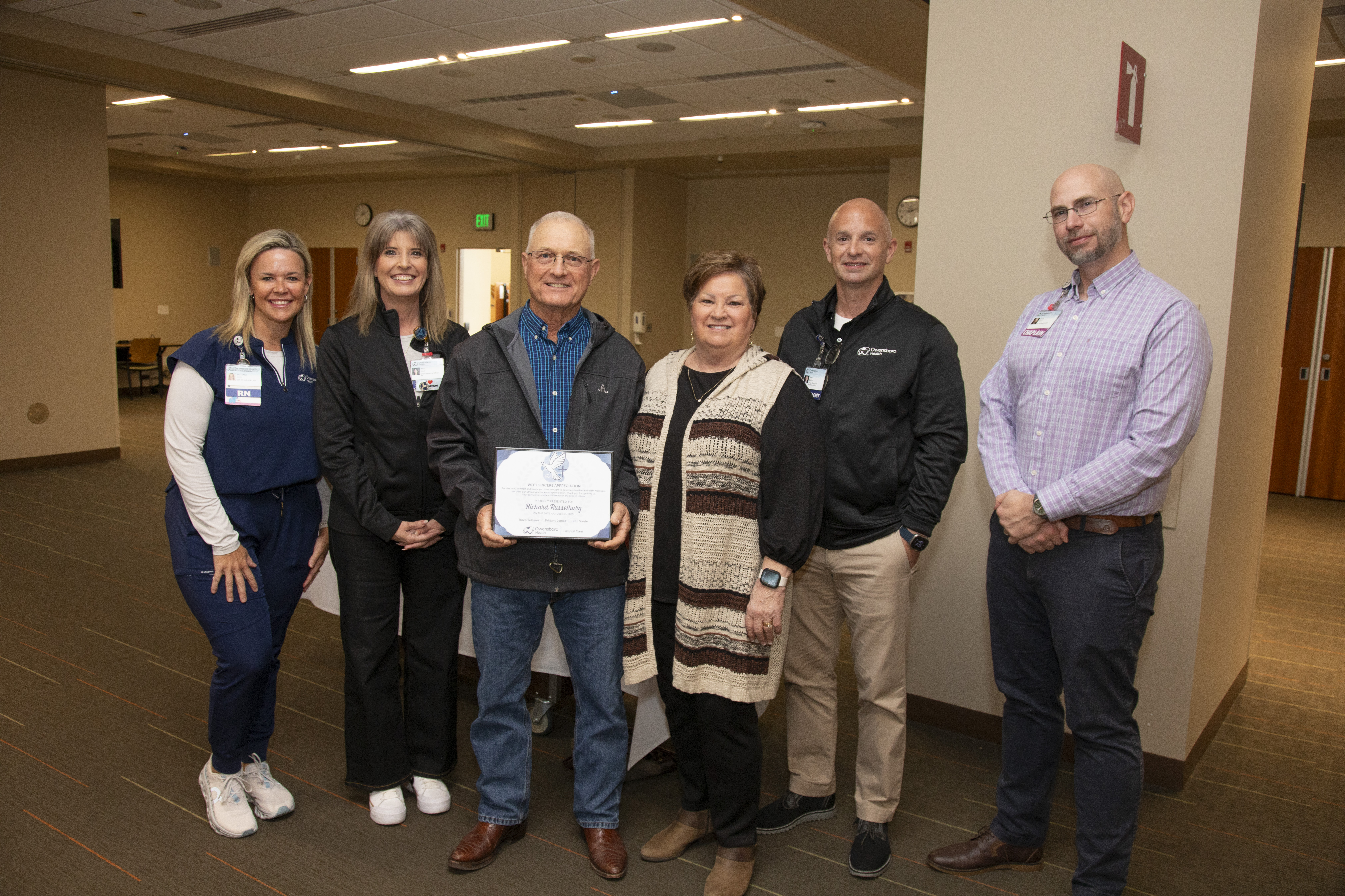Dove Trainer Richard Russelburg
