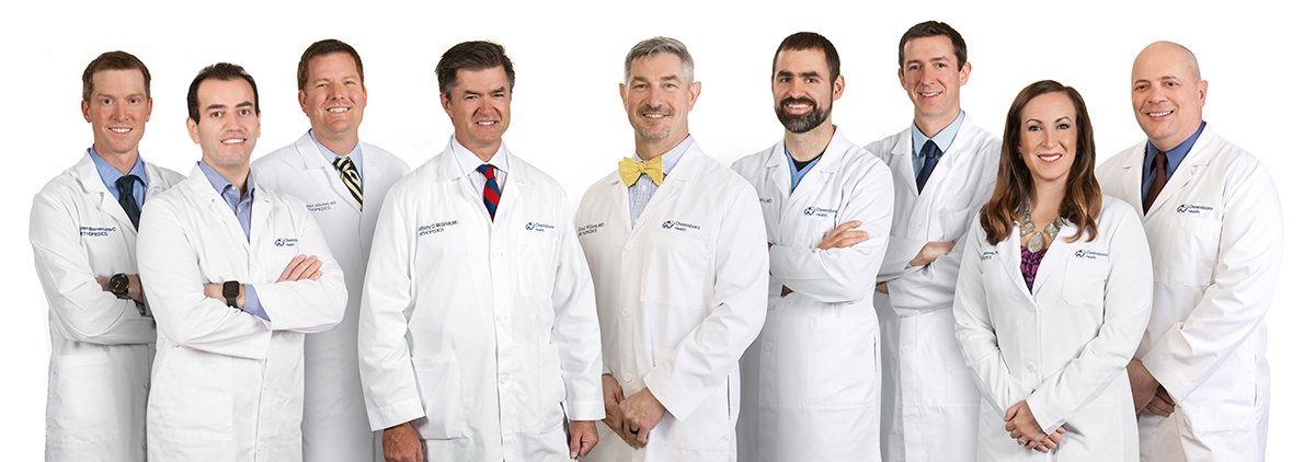 Orthopedic team group shot