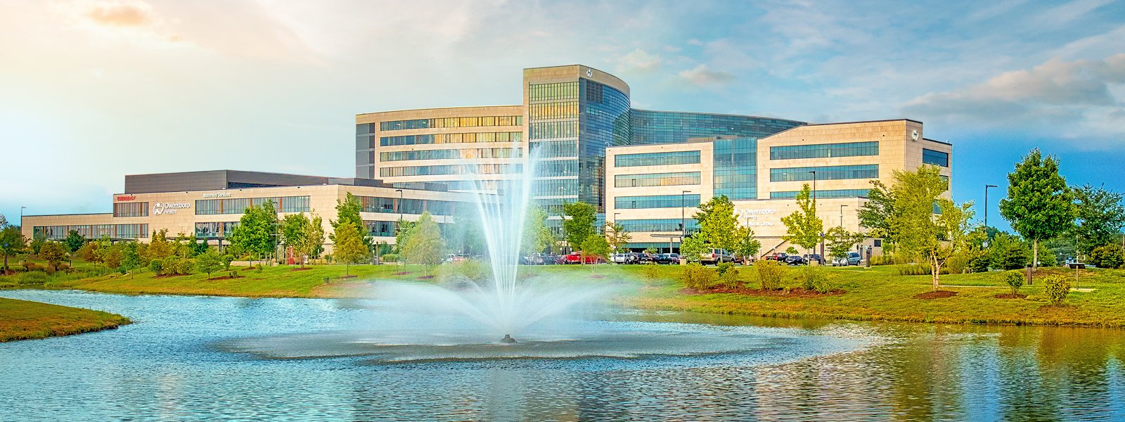 hospital facility with fountain