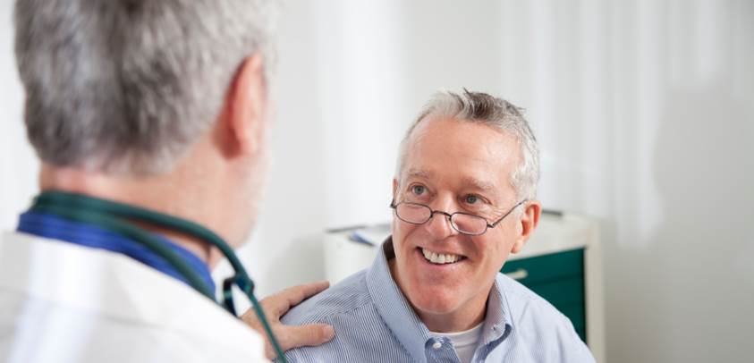 doctor talking to a patient