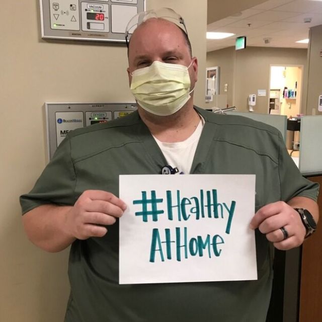 healthy at home sign