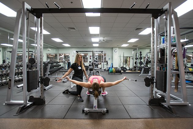 woman working out at Healthpark