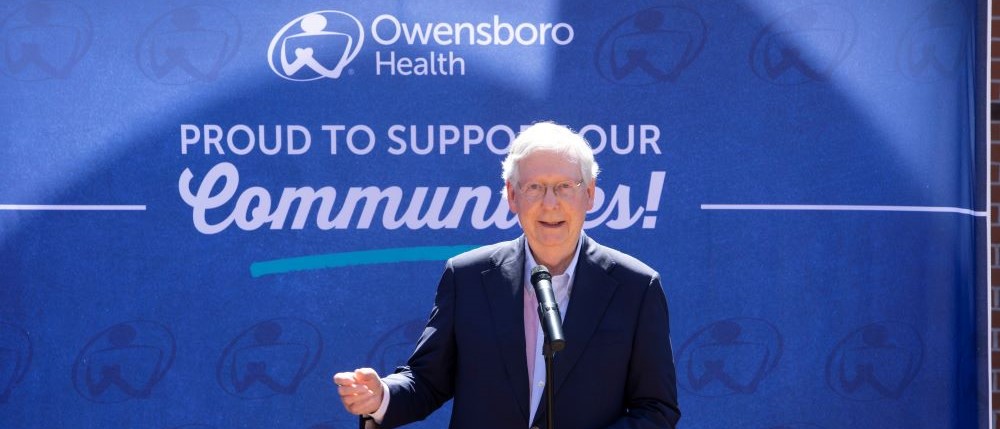 Mitch McConnell speaking at OHMCH