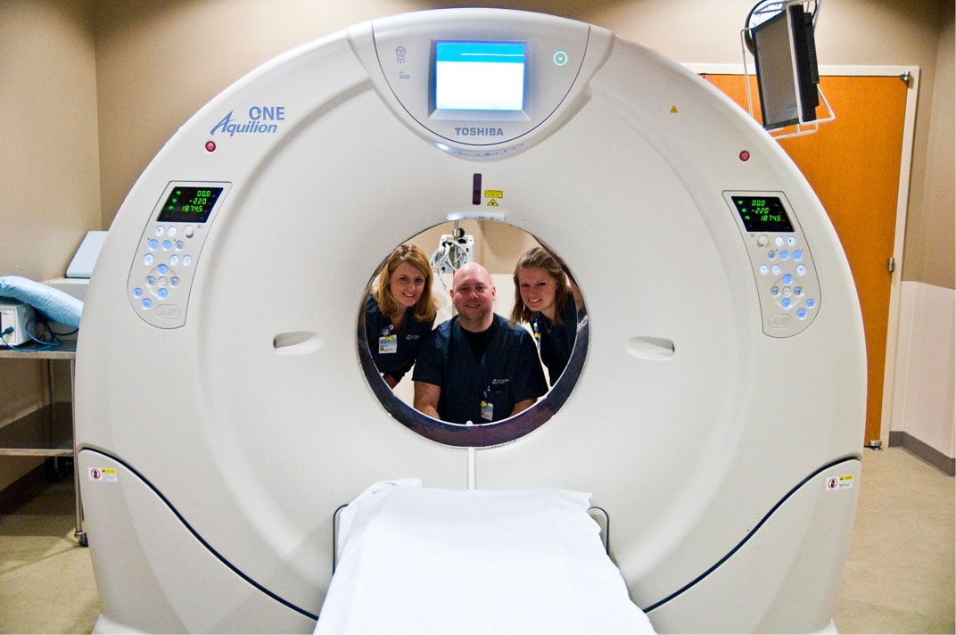 Open MRI machine