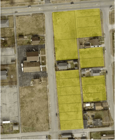 aerial view of land