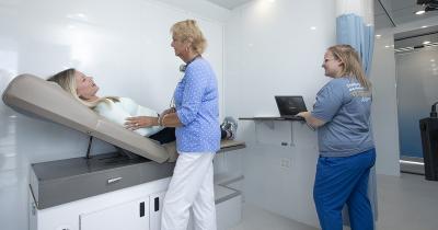Owensboro Health mobile clinic exam room