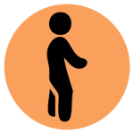 icon of person walking
