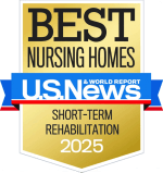 U.S. News Rating Best Nursing Homes badge