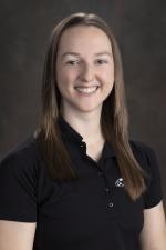 portrait of a young brunette woman