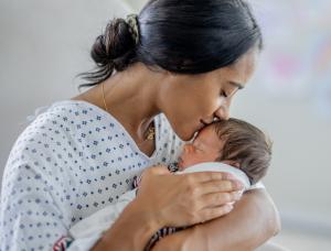 mother with new baby
